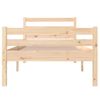 Estructura De Cama Madera Maciza 90x190 Cm Vidaxl