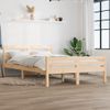 Estructura De Cama Madera Maciza 120x190 Cm Vidaxl