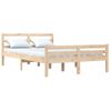 Estructura De Cama Madera Maciza 120x190 Cm Vidaxl