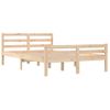 Estructura De Cama Madera Maciza 120x190 Cm Vidaxl