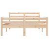 Estructura De Cama Madera Maciza 120x190 Cm Vidaxl