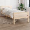 Estructura De Cama De Madera Maciza 90x200 Cm Vidaxl