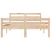 Estructura De Cama Madera Maciza 120x200 Cm Vidaxl