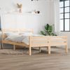 Estructura De Cama Madera Maciza 150x200 Cm Vidaxl