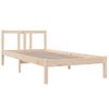 Estructura De Cama De Madera Maciza 90x200 Cm Vidaxl