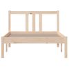 Estructura De Cama De Madera Maciza 90x200 Cm Vidaxl