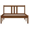 Estructura De Cama Madera Maciza Marrón Miel 100x200 Cm Vidaxl