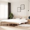 Estructura De Cama De Madera Maciza 160x200 Cm Vidaxl