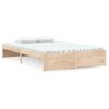 Estructura De Cama Madera Maciza 120x200 Cm Vidaxl