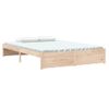 Estructura De Cama Madera Maciza 140x200 Cm Vidaxl