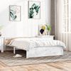 Estructura De Cama Madera Maciza Blanca 140x200 Cm Vidaxl