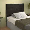 Cabecero De Cama Madera Maciza De Pino Negro 96x4x100 Cm Vidaxl