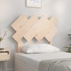 Cabecero De Cama Madera Maciza De Pino 92x3x81 Cm Vidaxl