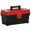 Set De Cajas De Herramientas 2 Pzas Polipropileno Negro Y Rojo Vidaxl