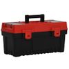 Set De Cajas De Herramientas 2 Pzas Polipropileno Negro Y Rojo Vidaxl