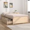 Estructura De Cama Individual Con Cajones 75x190 Cm Vidaxl