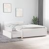 Estructura De Cama Con Cajones Blanco 90x200 Cm Vidaxl