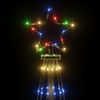 Árbol De Navidad Cónico 732 Leds De Colores 160x500 Cm Vidaxl