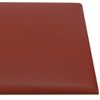 Paneles De Pared 12 Uds Cuero Pe Rojo Tinto 30x15 Cm 0,54 M² Vidaxl