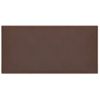 Paneles De Pared 12 Uds Cuero Sintético Marrón 30x15 Cm 0,54 M² Vidaxl