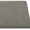 Paneles De Pared 12 Uds Terciopelo Gris Claro 30x15 Cm 0,54 M² Vidaxl