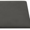 Paneles De Pared 12 Uds Terciopelo Gris Oscuro 30x15 Cm 0,54 M² Vidaxl