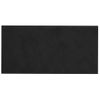 Paneles De Pared 12 Uds Terciopelo Negro 30x15 Cm 0,54 M² Vidaxl