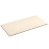 Paneles De Pared 12 Uds Terciopelo Crema 30x15 Cm 0,54 M² Vidaxl