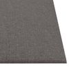 Paneles De Pared 12 Uds Tela Gris Claro 30x30 Cm 1,08 M² Vidaxl