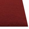 Paneles De Pared 12 Uds Tela Rojo Tinto 30x30 Cm 1,08 M² Vidaxl