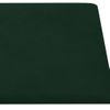 Paneles De Pared 12 Uds Terciopelo Verde Oscuro 30x30 Cm 1,08m² Vidaxl