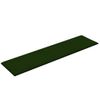 Paneles De Pared 12 Uds Terciopelo Verde Oscuro 60x15 Cm 1,08m² Vidaxl