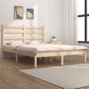 Estructura De Cama De Madera Maciza De Pino 140x190 Cm Vidaxl