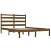 Estructura De Cama Madera Maciza De Pino Marrón Miel 120x200 Cm Vidaxl