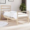 Estructura De Cama Madera Maciza De Pino 90x190 Cm Vidaxl