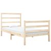 Estructura De Cama Madera Maciza De Pino 90x190 Cm Vidaxl