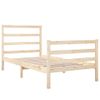 Estructura De Cama Madera Maciza De Pino 90x190 Cm Vidaxl