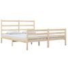 Estructura De Cama Madera Maciza De Pino 135x190 Cm Vidaxl