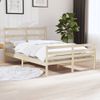 Estructura De Cama Madera Maciza De Pino 140x190 Cm Vidaxl