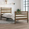 Estructura De Cama De Madera Maciza Pino 90x200 Cm Marrón Miel Vidaxl