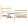 Estructura De Cama Madera Maciza De Pino 100x200 Cm Vidaxl