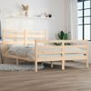 Estructura De Cama Madera Maciza De Pino 120x200 Cm Vidaxl