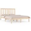 Estructura De Cama Madera Maciza De Pino 135x190 Cm Vidaxl