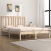 Estructura De Cama Madera Maciza De Pino 140x200 Cm Vidaxl