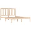 Estructura De Cama Madera Maciza De Pino 140x200 Cm Vidaxl