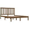 Estructura De Cama Madera Maciza De Pino Marrón Miel 140x200 Cm Vidaxl