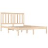 Estructura De Cama Madera Maciza De Pino 180x200 Cm Vidaxl