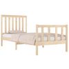 Estructura De Cama Madera Maciza De Pino 75x190 Cm Vidaxl