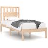 Estructura De Cama Madera Maciza De Pino 90x190 Cm Vidaxl