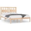 Estructura De Cama Madera Maciza De Pino 140x190 Cm Vidaxl